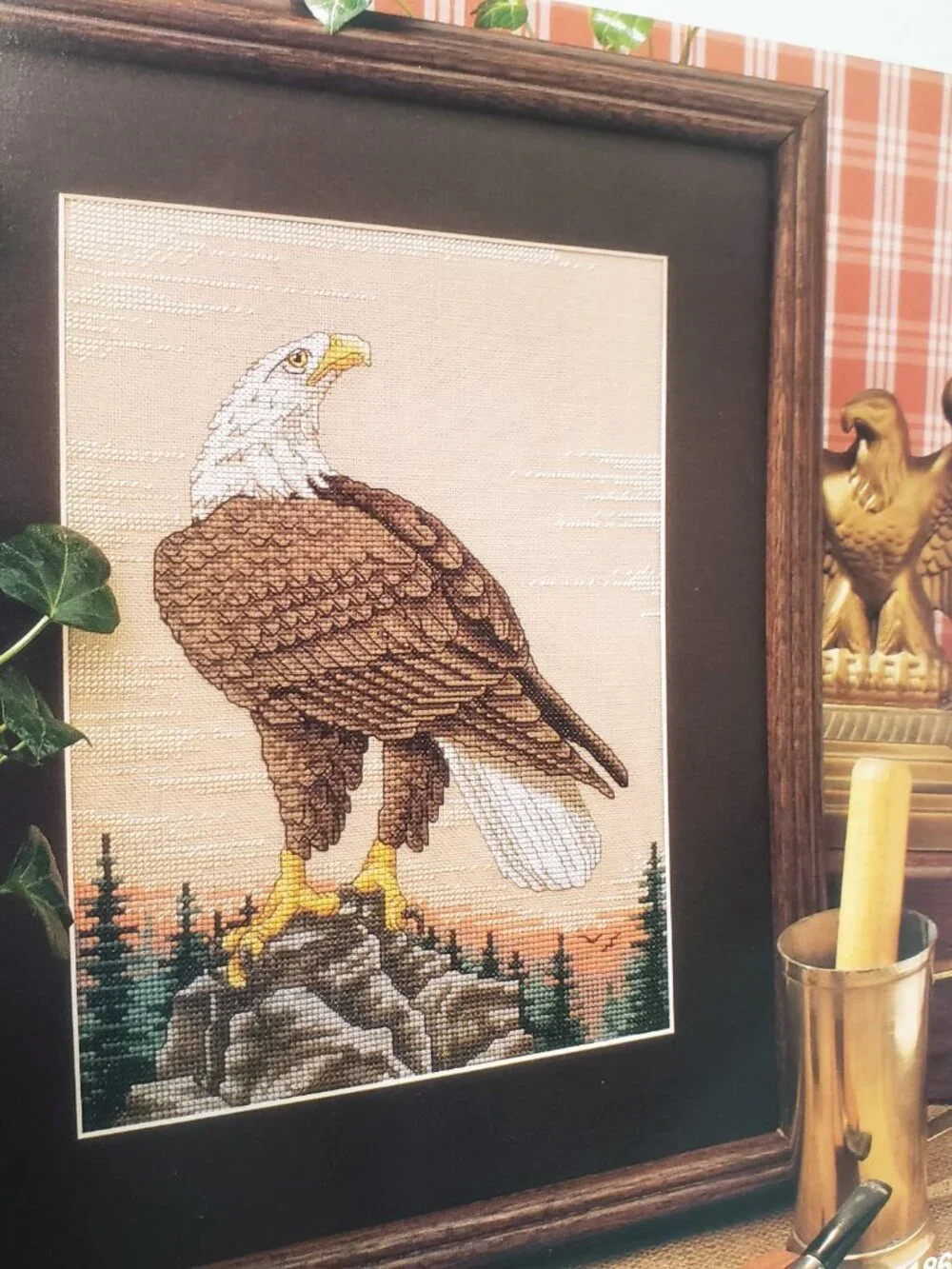 Just CrossStitch bald eagle